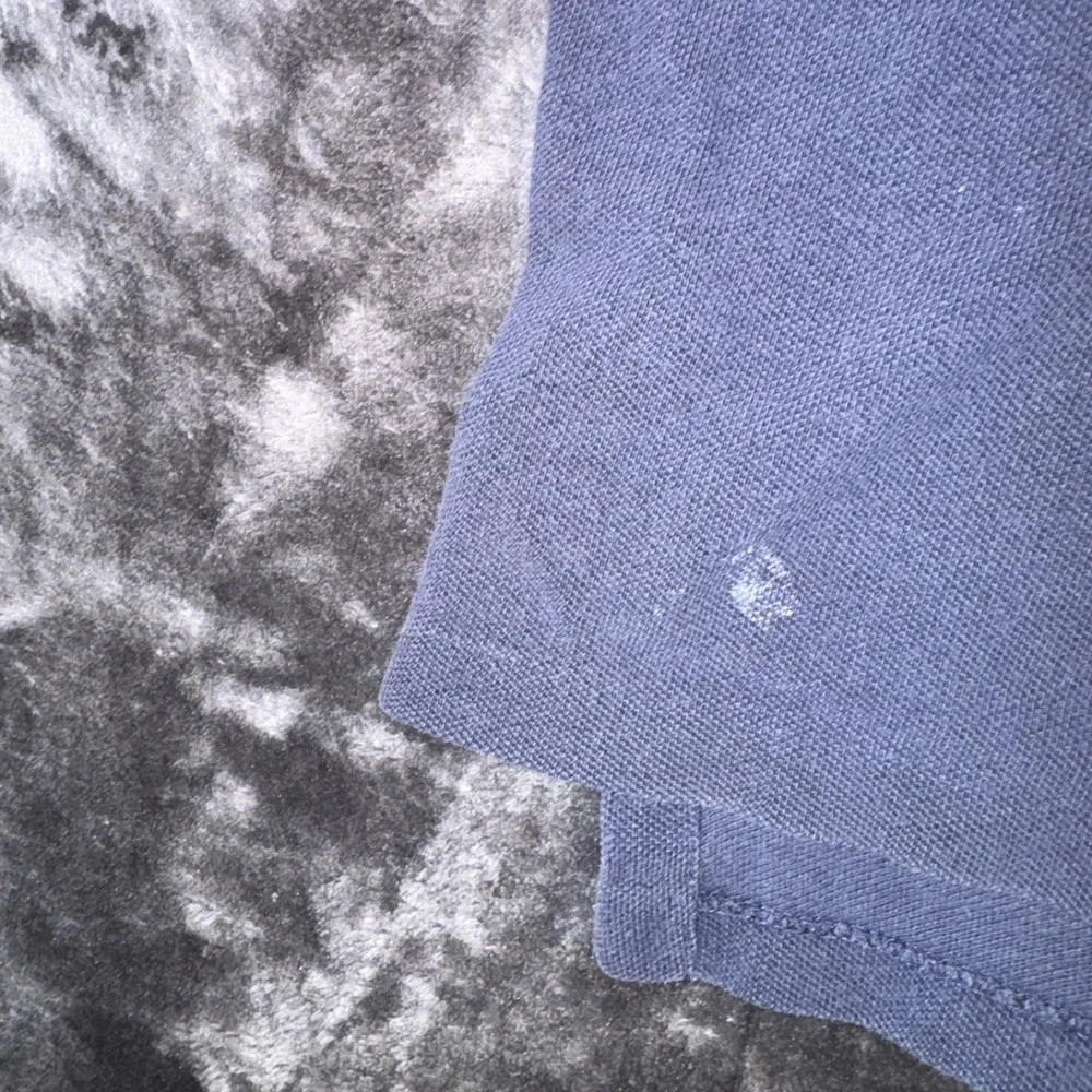 Vintage Polo Ralph Lauren Mens XL Navy Blue Pique Polo Shirt Made in USA